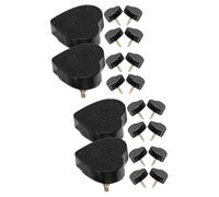 VALICLUD 10pares Heart Shaped Heel Caps for High Heel Shoe Repair Replacement Tips for Women and Wear-resistant