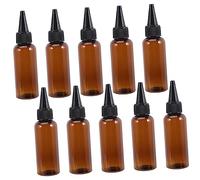 VALICLUD 10piezas Botellas Aplicadoras Para Cabello De Botellas De Aceite Rellenable De Plástico Para Tinte De Cabello Dispensador De Aceite Para Uso Salón