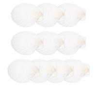 VALICLUD 10piezas Decoración De Conchas Blancas Naturales para Manualidades Conchas Marinas De Playa para Adornos DIY