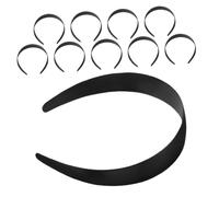 VALICLUD 10piezas Diadema Lisa De Plástico Para Manualidades Diadema Diy Para Mujer y Niña Accesorios Cabello Para Hacer Crafts Casa