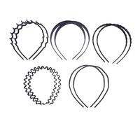 VALICLUD 10piezas Diadema Ondas De Plástico Diadema Dentada Para Mujer Aros Pelo Peine Accesorios Pelo Para Usar La Ducha Actividad Física