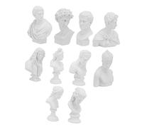 VALICLUD 10piezas Estatuas Resina Minifiguras Creativas para Retratos Adornos Hogar Material Didáctico para Escuelas y Talleres Artísticos