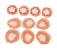 VALICLUD 10piezas Fundas Para Moños De Ballet Redes Para Moños Reutilizables Invisibles Elásticas Para Patinaje Para Bailarinas Empleados De Banco y Enfermeras