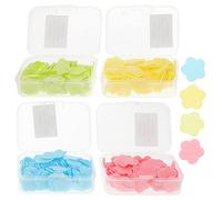 VALICLUD 10piezas Jabón Hojas Desechables Portátil Para Viaje Jabón Papel Suave Práctico y Compacto Para Lavado De Manos Al Aire