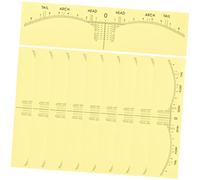 VALICLUD 10piezas Microblading Cejas Lapiz Plantillas Cejas Herramientas Perfilador Regla Profesional