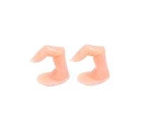 VALICLUD 10piezas Práctica de Manicura Dedos Postizos para Entrenamiento Incluye Puntas Dedos Falsos para Practicar Uñas para Formación de Manicura