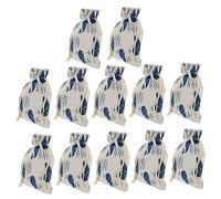 VALICLUD 12 Bolsas de Tela Cordón Cierre para Obsequio Diseño de Ballena Azul, Creativas y Prácticas para Fiestas y Reuniones en Casa