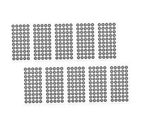 VALICLUD 12 Hojas Puntos de Marcado Reflectantes para Escáner Unidades Alta Precisión para Oficina y Estudio Pegatinas de Referencia para Escaneo Rápido y Modelado Detallado