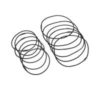 VALICLUD 12 Piezas Amortiguadores De De Micrófono Anillos De Goma Antivibración Para Soporte De Micrófono Para Uso Estudio