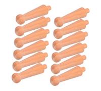 VALICLUD 12 Piezas Balaustres de Madera sin Pintar Diseño Tallado Europeo para Decoración Rústica de Muebles Columnas Decorativas para Gabinetes y Pasillos