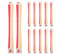 VALICLUD 12 Piezas Varillas para Rizar el Cabello de Rizadores para Permanente Rodillos Prácticos Cabello Herramientas de Peinado para Rizos sin Calor Uso Portátil Casa