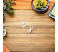 VALICLUD 120 Ganchos S para Luces de Cadena Exteriores Clips de Plástico Resistentes Intemperie Soporte para Luces de Patio y Decoraciones Navideñas Color Blanco Paquete de 120