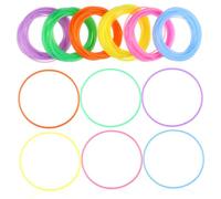 VALICLUD 120 Piezas Pulsera de diadema de gelatina delirio neón pulsera banda adulto pulseras de pulseras de gelatina para pulseras de escena gel de sílice