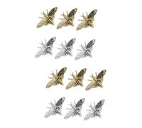 VALICLUD 12piezas Cerraduras Decorativas Forma De Abeja para Bolsos Broches Metálicos para Suministros De Bricolaje Reemplazo De Cierres para Bolsos y Accesorios De Moda