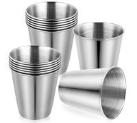 VALICLUD 12Piezas de Inoxidable de Copas Portátiles para Whisky Vodka para Fiestas Especiales