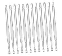 VALICLUD 12piezas Limpiadores De Oídos De Acero Inoxidable Herramientas Para Limpieza De Cerumen Diseño Ergonomico y Fácil De Usar Para Adultos y Adolescentes
