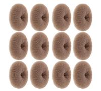 VALICLUD 12piezas Moldeador de Moños Tipo Donut para Niñas de Molde para Moños Pequeños para Fiestas de Baile y Ocasiones Especiales Donut para Cabello