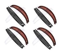 VALICLUD 12piezas Pinzas Banana Cabello Accesorios De Peinado Pinzas Banana Simples Para Mujer Color Negro Material Plástico Para Cabello Fino Peinado Ondas