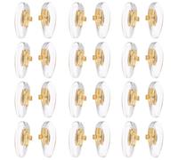 VALICLUD 15 pares Almohadillas Nasales de Silicona para Gafas Antideslizantes Cómodas y Duraderas Protectores para Puente Nasal Compatibles con Monturas Ópticas y Gafas de Sol