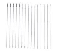 VALICLUD 15 piezas Cucharas de Limpieza de Cerumen de Acero Inoxidable para Uso Doméstico Diseño Ergonómico y Compacto Herramientas Prácticas para Cuidado de Oídos y Extracción de Cera