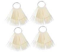 VALICLUD 160 piezas Muestrario de Uñas Falsas Placas de Color Punta Aguda para Practicar de Uñas Manicura Pedicura Salón Personal