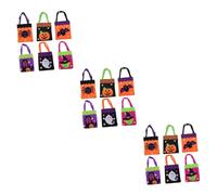 VALICLUD 18 Piezas Bolsas Halloween Portátiles Diseño de Aplique de Unidades para Almacenamiento de y