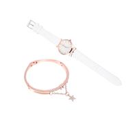 VALICLUD 1juego Reloj De Mujer Pulsera Elegante Set De Reloj Pulsera Brillante para Ocasiones Especiales y Cómodo para Usos Diarios y Eventos Sociales