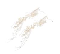 VALICLUD 1par Horquilla De Perlas Artificiales Para Cabello Accesorio Nupcial Para Novia Decoración Elegante Para Bodas y Fiestas Para Mujeres y Adolescentes