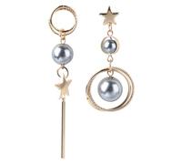 VALICLUD 1par Pendientes De Perlas Asimétricos Diseño De Largos y Elegantes Joyas Para Ocasiones Especiales y