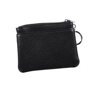 VALICLUD 1pieza Cartera De Piel De Vaca Multifuncional para Mujer Monedero con Llavero y Compartimentos para Tarjetas Bolsa De Almacenamiento Portátil