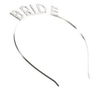 VALICLUD 1pieza Diadema De Novia Bride Brillantes Accesorio Nupcial Para Bodas y Fiestas Elegante y Delicada Para Novias y Damas De Honor