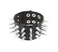 VALICLUD 1pieza Punk De Sintética Remaches Pulsera De Moda Para Decoración De Muñeca Unisex