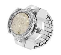 VALICLUD 1pieza Reloj Anillo Decorativo para Mujer Elegante Reloj De Pulgar Diseño Creativo Quartz para Uso Diario y Ocasiones Especiales