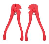 VALICLUD 2 Abridores de Almejas de Plástico Pinzas para Abrir de Mariscos Juego de 2 Piezas para Cocina y Hogar Apto para Almejas de Arena Flor y Sangre