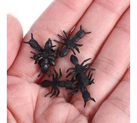 VALICLUD 2 Bolsas de Hormigas Falsas de PVC Negras 500 Piezas por Bolsa Figuras Realistas para Bromas Decoración de Halloween Fiesta y Jardín Juguetes de Insectos Simulados Adultos