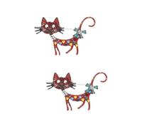 VALICLUD 2 Broches De Gato Para Ropa Pantalones Vestidos Broches De Seguridad Ajustadores De Cintura Imperdibles Decorativos De Moda De Aleación De Zinc