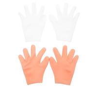 VALICLUD 2 Guantes Hidratantes de Sebs Reutilizables para Manos Secas Cómodos y Duraderos de Color para Cuidado Doméstico Absorción de Lociones