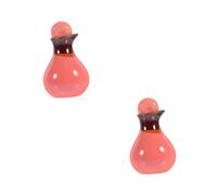 VALICLUD 2 Juegos Botella de Aceite Esencial de Cerámica Reutilizable con Diseño Retro para Perfumes y Lociones para Decoración de Baño y Mesa de Maquillaje Portátil y Ligera