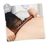 VALICLUD 2 Masajeadores De Espalda Con Rodillo Para El De Hombros Herramienta Bob Rodillo De Madera Para Masaje Muscular Y Corporal Barra Raspadora De Madera De Haya Marrón