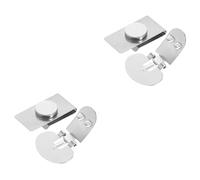 VALICLUD 2 Pares Clip De Corbata Magnético Alfiler De Corbata Para Hombres Cuello Para Hombres Ataduras Magnéticas Para Hombres Cuello Permanece Para Los Hombres Cinta Camisa Silver Acero