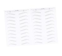 VALICLUD 2 Pares De Pegatinas Impermeables Para Cejas Cejas Grises De Mujer Artificiales De Simulación Parche Facial De Simulación Similar Al Cabello Impermeables