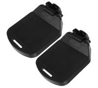 VALICLUD 2 Pedales Ajustables Para Reposapiés Elevadores De Repuesto Accesorios Para Sillas De Ruedas Reposapiés Estables Color Negro
