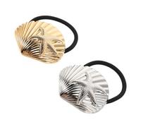 VALICLUD 2 Piezas Accesorios Elásticos de Metal Retro Mar y Concha Diademas para Mujeres Eventos Casual Playa