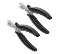 VALICLUD 2 Piezas Alicates para Extensiones de Cabello Diseño Ergonómico con Dientes de Malla para Aplicación y Retirada Precisa Herramienta Profesional para Técnicas Tape-in y Nano Mango