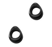 VALICLUD 2 Piezas Anillo De Masaje De Cuerno Hombre Shiatsu Masaje Muscular Herramienta Músculo Circulación Anillo De Masaje De Salón Mensajero De Uso De Salón Cuernos Negro