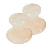 VALICLUD 2 Piezas Bola de masaje facial raspador masajeador de cabeza cuero cabelludo accesorio de masaje piel champiñones herramientas de raspado masajeador facial con forma de seta resina