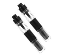 VALICLUD 2 Piezas Brocha De Maquillaje Tipo Prensa Herramientas De Maquillaje B Tan Cepillo De Maquillaje Esponjoso Trío De Palos Faciales Conopiales Fibra Artificial Black