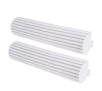 VALICLUD 2 Piezas Cabezal de Recambio para Mopa de Esponja con Rodillo Absorbente y Fácil de Escurrir para Limpieza Seco y Húmedo de Paredes y Ventanas de Unidades Gris