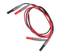 VALICLUD 2 Piezas Cable de Prueba Multímetro con Puntas y Doble Color Kit de Sondas para Conexión y Test de Corriente Automotriz Cables Resistentes para Medición Precisa