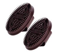 VALICLUD 2 Piezas Cepillo Meridian de Masaje Portátil para Cuerpo y Profundo Alivio de Tensión Muscular Estimula Acupuntos para Cuello Espalda Piernas y Pantorrillas Compacto para Viaje y